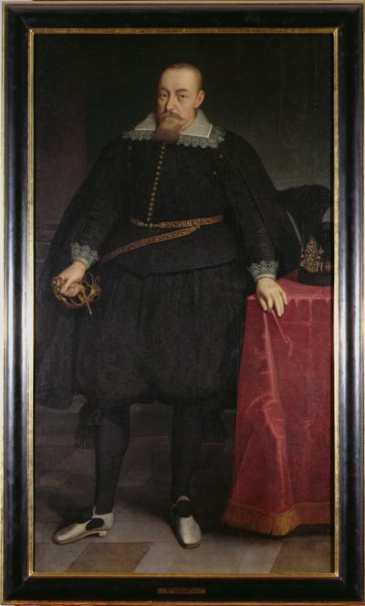 Retrato de Sigismundo III (1566-1632) de Austrian School